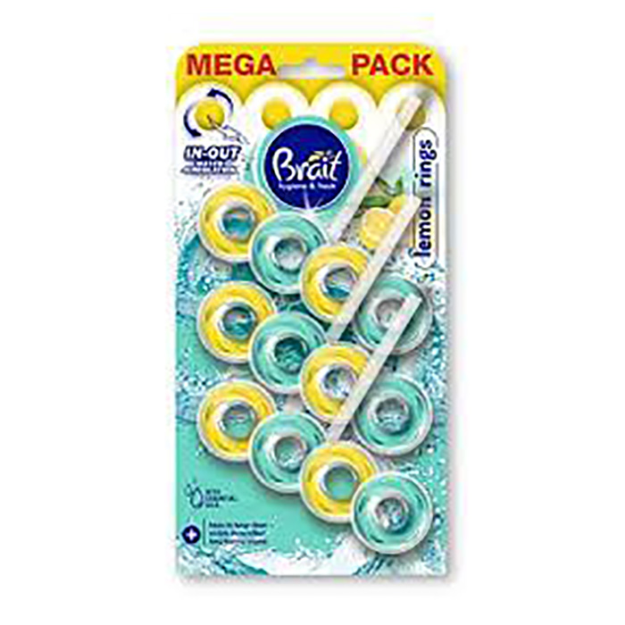 Туалетний блок Brait Lemon Rings, 3*40 г
